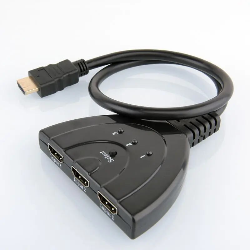 3 порта HDMI переключатель сплиттер 3 в 1 выход HDMI коммутатор 1080P концентратор адаптер кабель для PS3 Xbox One Аксессуары
