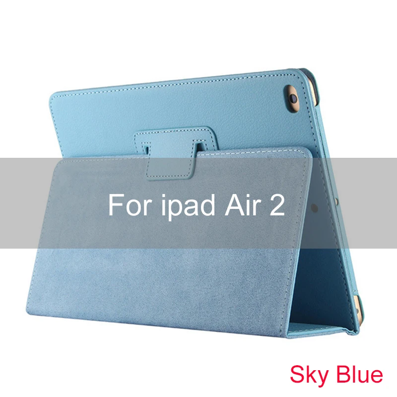 Essidi кожаный смарт-чехол для ipad air 1 2 Tablet PC Стенд анти шок флип-чехол рукав для ipad 5 6-го поколения - Цвет: For ipad air 2
