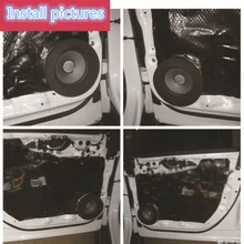 4 шт. Автомобильный громкоговоритель Звуконепроницаемая система шумоподавления пенный коврик бас отделка двери