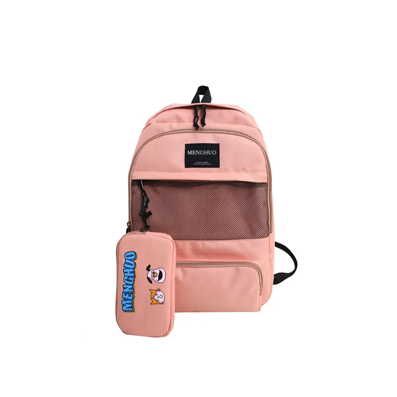 

Modern minimalist fashion trend student bag campus student multi-function large capacity leisure time cute backpack