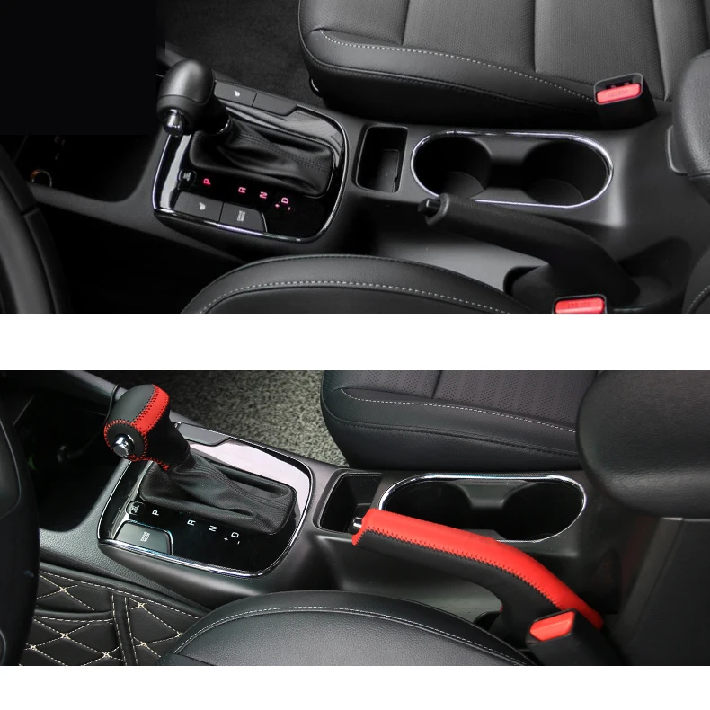 Lsrtw2017 автомобильный рычаг переключения передач ручной тормоз подлокотник рулевое колесо Крышка для Kia K3 Kia Cerato 2012- салонные молдинги аксессуары