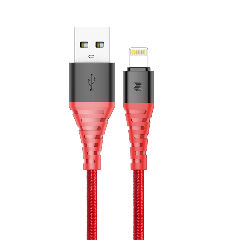 Красный Usb-кабель для iPhone кабель XS Max XR X 8 7 Plus 6 5 S Кабели быстрой зарядки мобильный провод для зарядного устройства провод передачи данных для iOS - Цвет: Красный