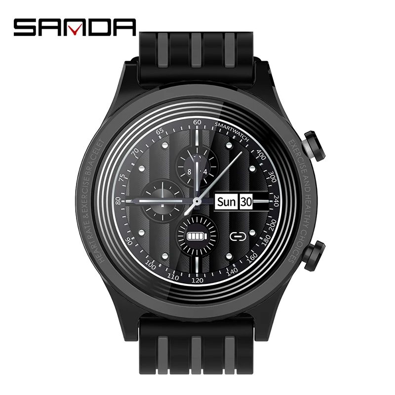 SANDA E5 умные часы Bluetooth GPS спортивные iOS и Android Google Play IP68 Водонепроницаемый