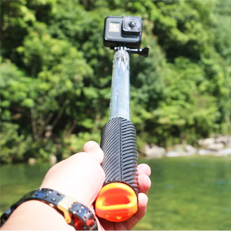 17 в монопод селфи палка для GoPro палка выдвижной, металлический селфи водонепроницаемый ручной Софи палки с креплением для GoPro Hero 5 6
