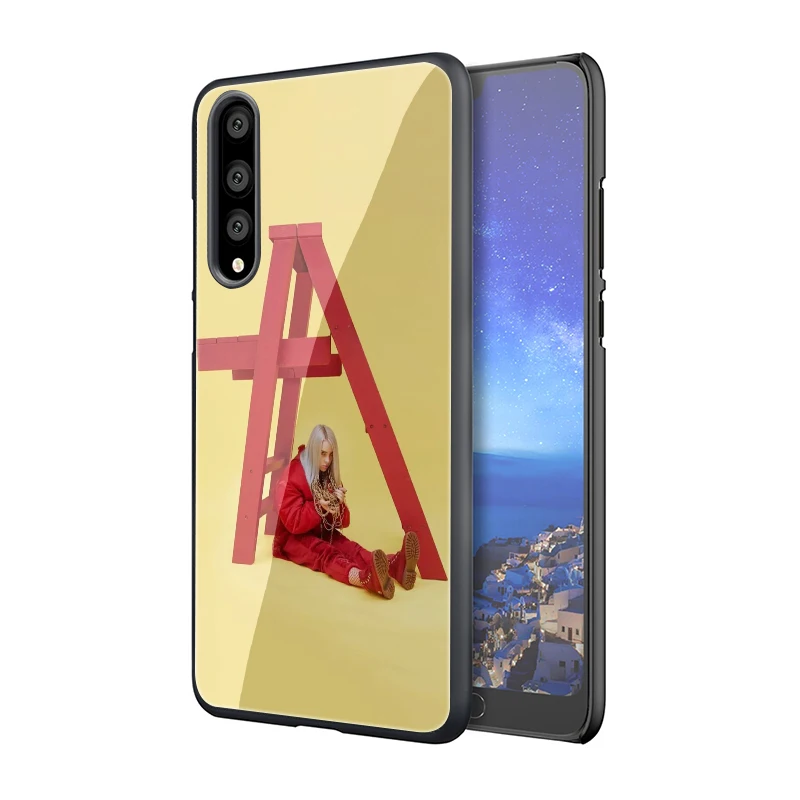 EWAU Billie Eilish Khalid Прекрасный чехол из закаленного стекла для телефона для huawei Y6 Y9 mate 20 Honor 7A 8X9 10 Lite Pro