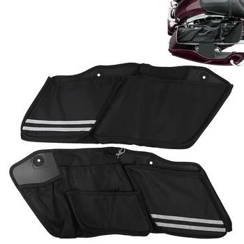 

Motorcycle Saddlebag Organizer Tool Saddle Bag Waterproof Travel Bag for Touring Road King Electra Road Glide