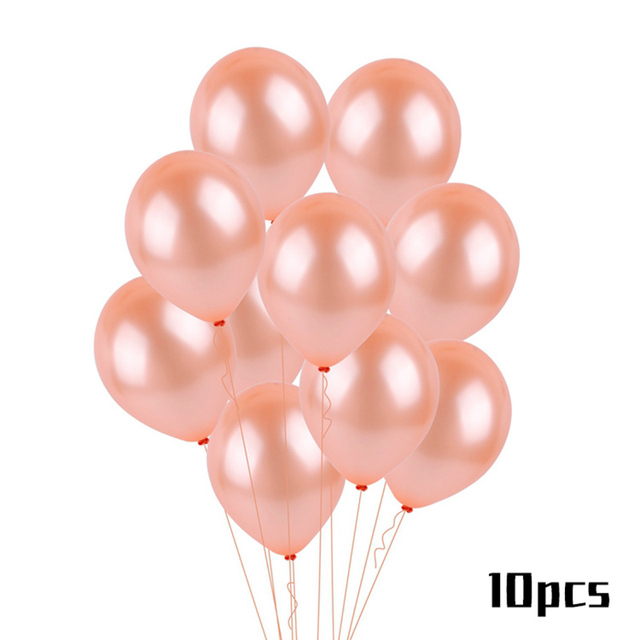Birthday Rose Gold Number Foil Balloon Party Decorations Kids First 1st 2nd 3rd Birthday Baby Shower Boy Girl Baloons