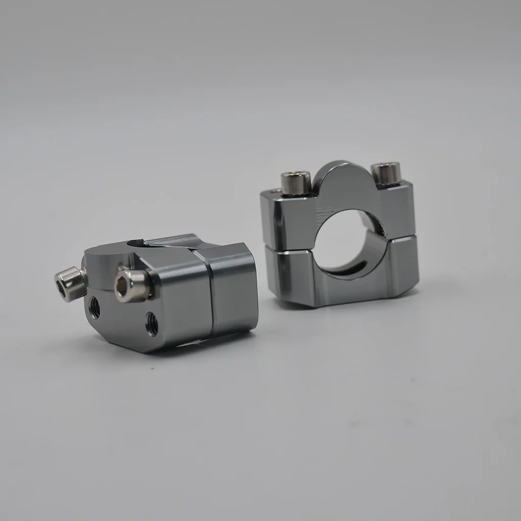 1 пара мотоцикл 1/8inch CNC Алюминий стоянок 28 мм регулируемый жир зажимы для пазовой фрезы Универсальный