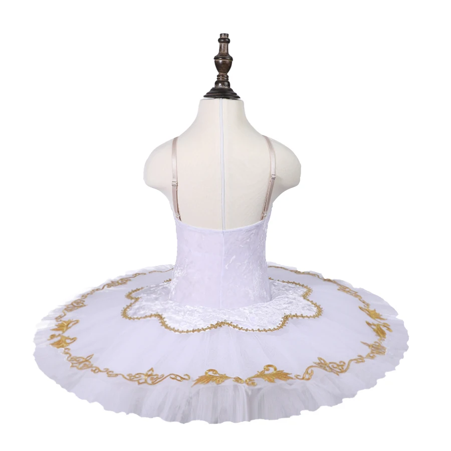 Cheap White Ballet Dance Performance Wear 7 layers Ballet Tutu Kids