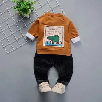 

Child Baby Boy Clothes Girl Sets 3pcs Children Clothes Suits Autumn Kids Fashion Style Coats T Shirt Pants infant boys outfits