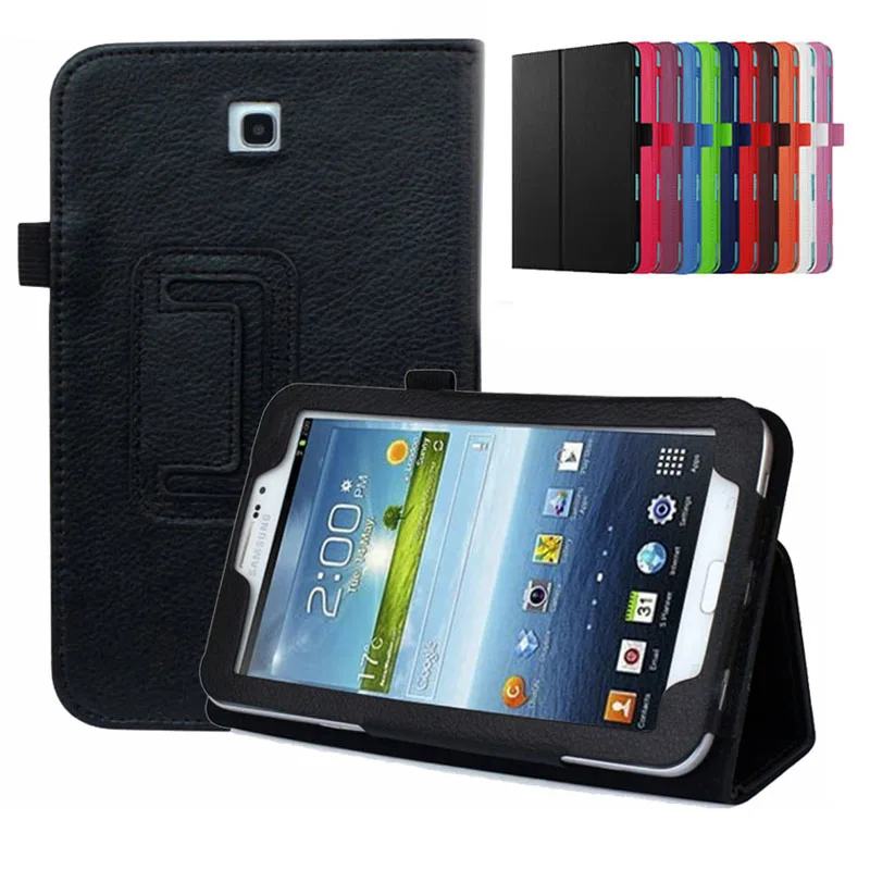 Чехол книжка для Samsung Galaxy Tab 3 7 0 дюйма флип чехол T211 P3200 Магнитный смарт из