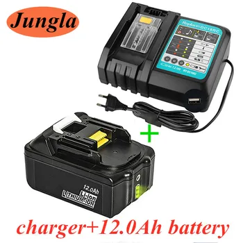 

18V 12Ah Rechargeable Battery 12000mah LiIon Battery Replacement Power Tool Battery for MAKITA BL1880 BL1860 BL1830+3A Charger