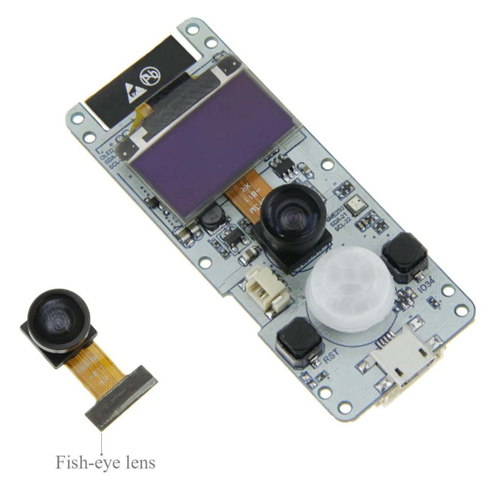 

Wireless Photograph Mini OV2640 Camera Module Bluetooth 4.2 Dual-core Electronic PSRAM 0.96 OLED ESP32-WROVER DIY Board