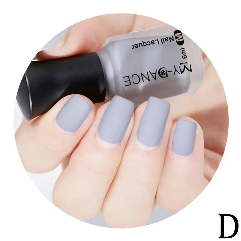 Матовый лак для ногтей тусклый Esmaltes Маникюр Быстросохнущий гель для ногтей Перманентный лак для ногтей зеркальный стойкий инструмент для дизайна ногтей - Цвет: 4