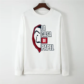 

Vogue Money Heist Толстовка Streetwear Sweatshirt Women Plus Size Graphic La Casa De Papel Print Best Selling Tracksuit Hoodies