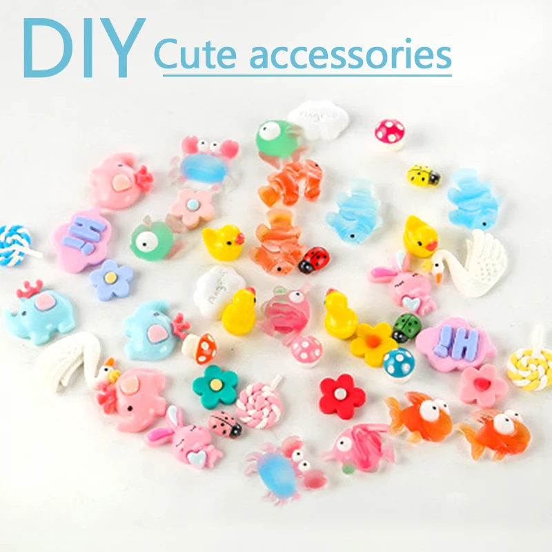 

10Pcs Mini Cute Fish Miniature Figurine Garden Ornament Resin Craft Supplies Easter Micro Landscape Bonsai Decor DIY Garden Tool