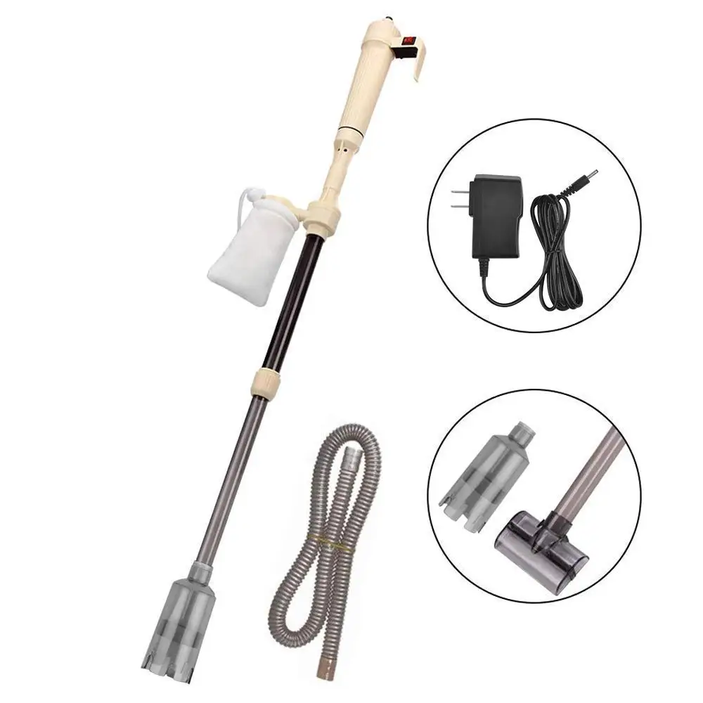 

Electric Fish Tank Gravel Cleaner Aquarium Filter Siphon Kit for Aquarium Vacuum Gravel Cleaner with Durable Filter Bag
