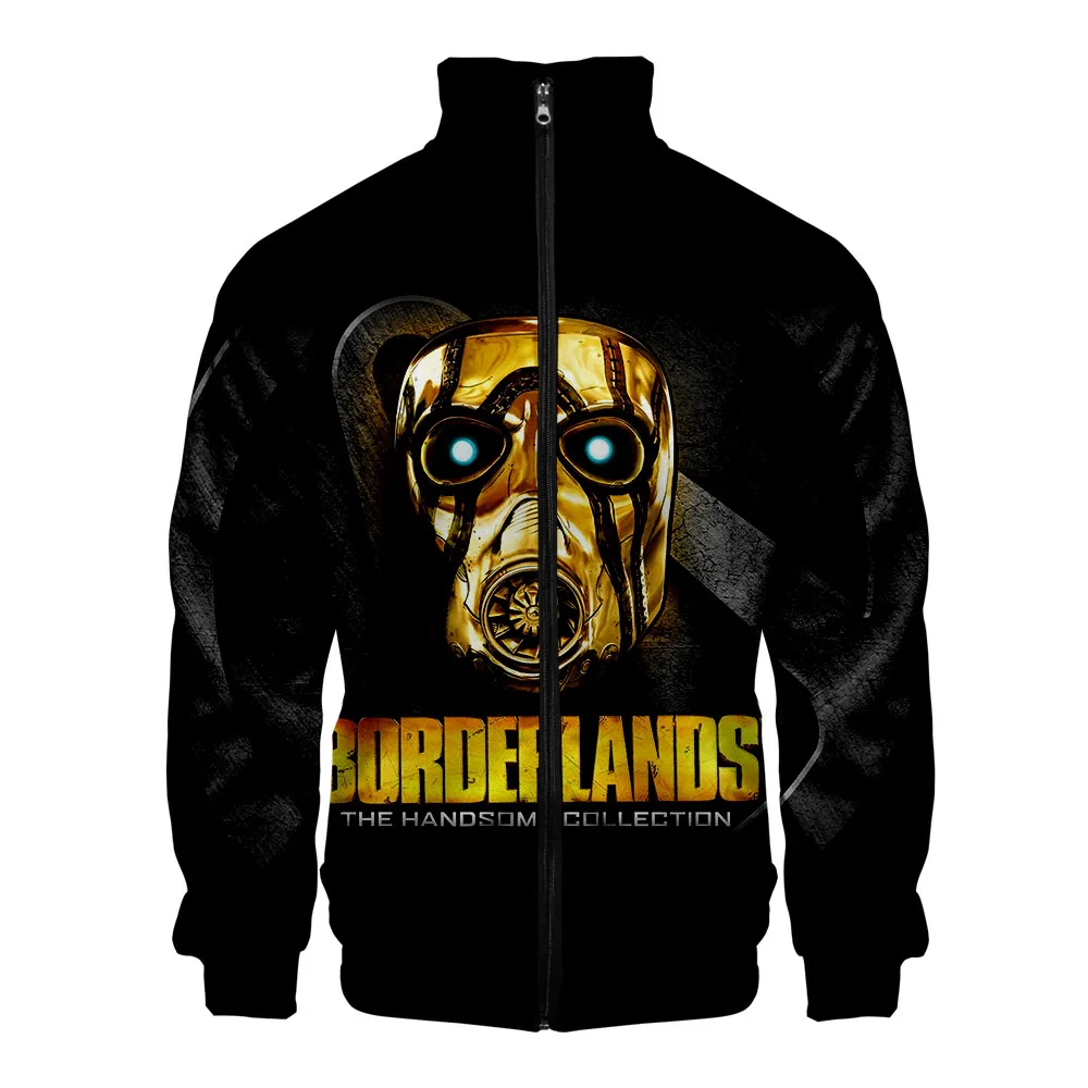 

Borderlands 3 Jogos de tiro FPS Long sleeve zipper Kakarot jacket casual jacket Stand Collar Top Jacket Coat