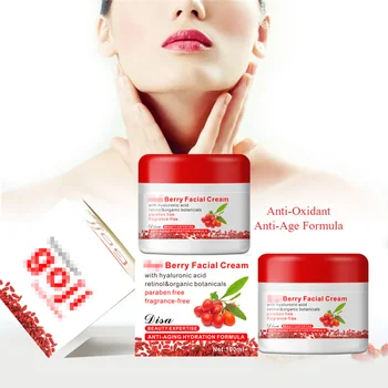 

2 pcs facial anti aging anti wrinkle oxidant goji revitalizing cream 100g each for face goji wolfberry medlar removal treatment