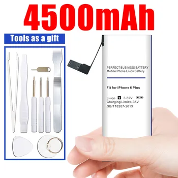

4500mAh Battery for iPhone 6 Plus Battery Replacement for Apple iPhone 6 Plus Battery With Repair Installation Tools as a gift