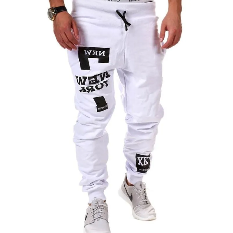

Man Han Edition Printed Cargo Pants Men Korean-style Printed Casual Transport