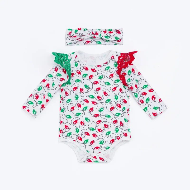 Newborn Baby Bodysuit Girls Christmas Clothes New Cotton Deer Baby Bodysuits Long Sleeve Baby Body Toddler Jumpsuit - Цвет: Aspicture