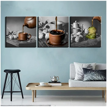 

Diy diamond embroidery mosaic picture full round square 5d diamond painting Still Life Tea 3pcs rhinestone painting canvasZP-551