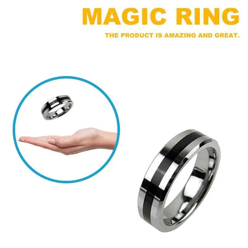 

2pcs Mini Pocket Silver Strong Magic Ring 20mm Magic Excellent Quality Long Service Life Invariant Tricks Finger Decoration