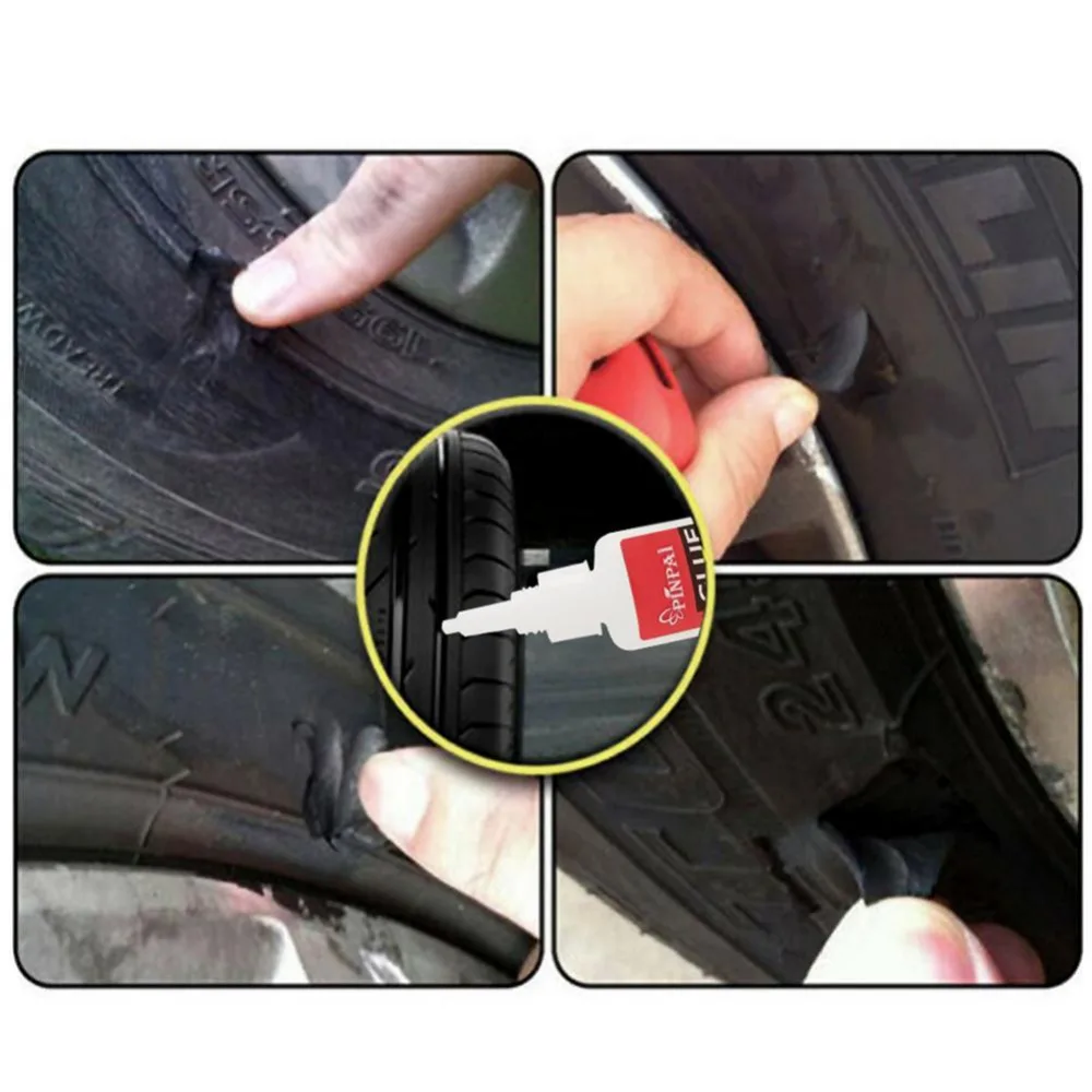 Mighty Tire Repair клей для шин внутренняя труба ремонт герметик велосипед грузовик велосипед автомобиль грузовик ремонт патч холодный клей