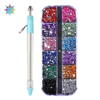 

Multifunctional Diamond Painting Tool Double-Head Nail Point Drill Pen Kit Nail Point Drill Pen Rhinestone Set