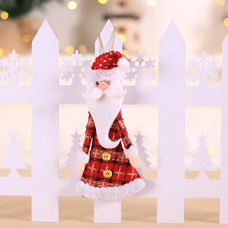 Новинка года, новогодние украшения, кукла Санта Клауса, снеговика, Navidad, рождественские украшения для дома, Natal Noel Natal Gfits - Цвет: style10-35-santa