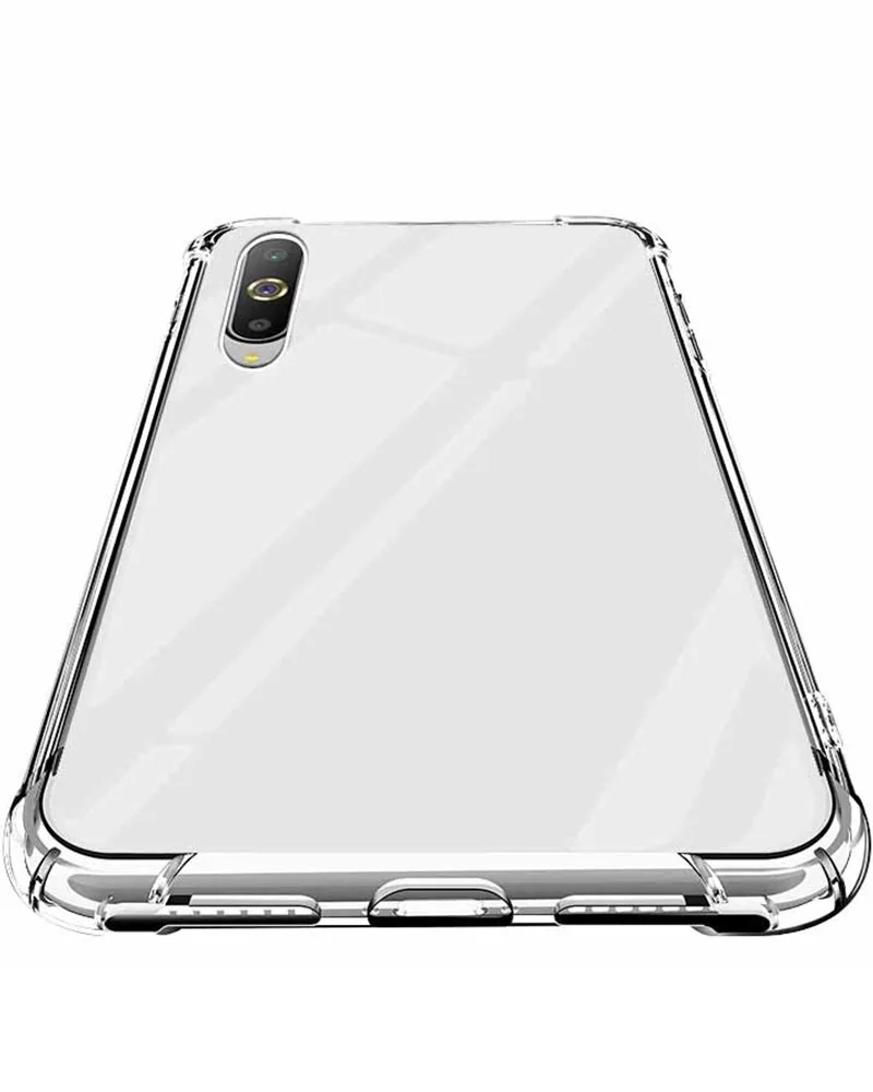 Transparent Phone Case For Samsung Galaxy A70 Case Phone Screen Protector For Galaxy A70 Cover Soft TPU Silicone Case For A70