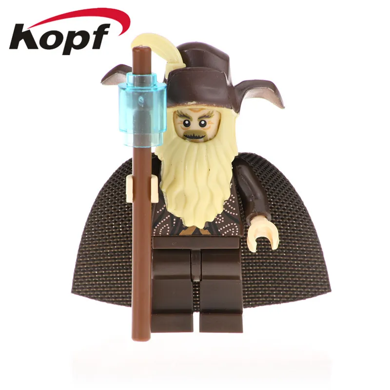 20 шт. Властелин колец Saruman Sam Frodo Aragon серый Gandalf строительные блоки фигурки Обучающие Подарочные игрушки Модель Дети PG555 - Цвет: PG554 20Pcs No Box