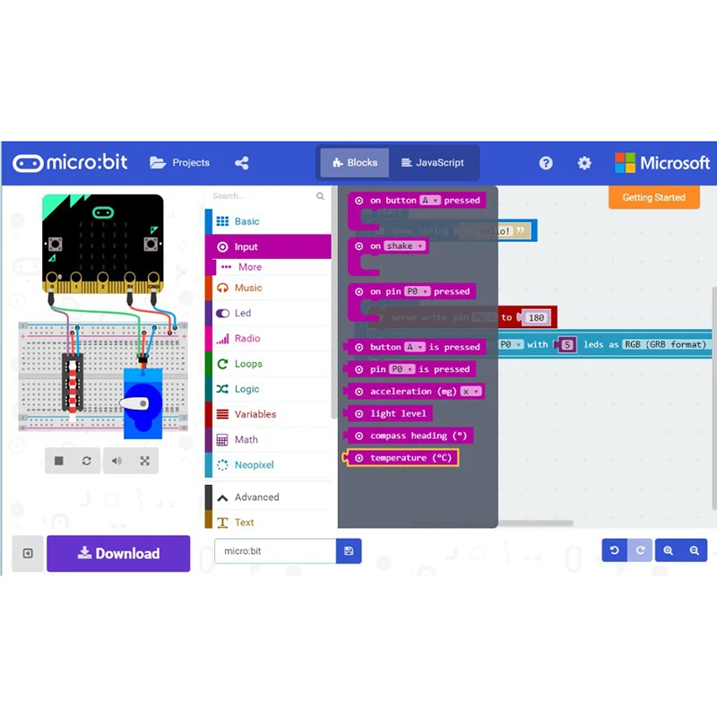 Высокая Рекомендуемая 1 шт. DIY Англия BBC Microbit Go NRF51822 макетная плата питона начинающих графическое Программирование