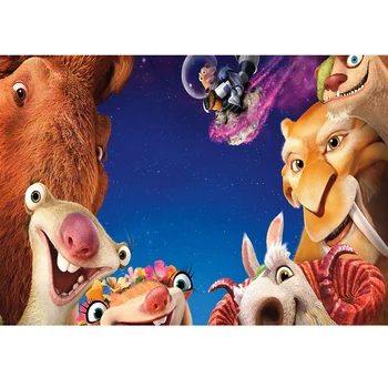

Photo Backdrops Animals Blue Sky Baby Shower Party Poster Photography Backgrounds Photocall For Photo Baby Studio