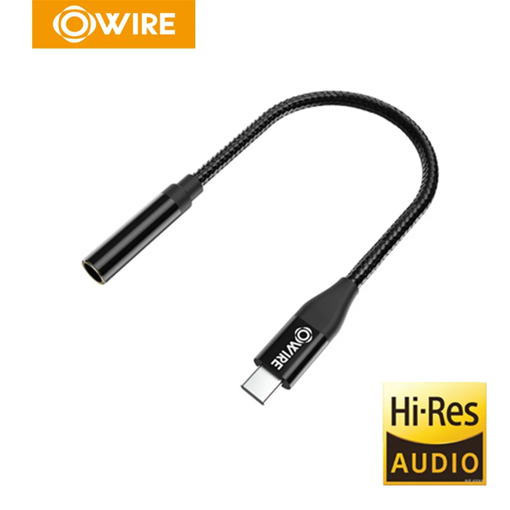 OWIRE кабель с разъемом USB типа C для 3 5 мм Женский адаптер наушников Переходник на