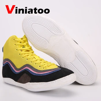 

New Professional Wrestling Shoes Men High Quality Wrestling Footwears Size 39-44 Breathable Flighting Boxing Sneakers
