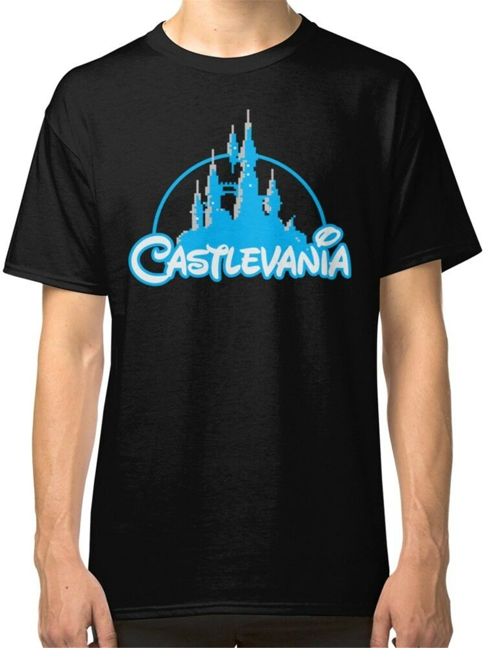 Мужские черные футболки от caslevania, одежда футболка больших размеров, модный дизайн для мужчин и женщин