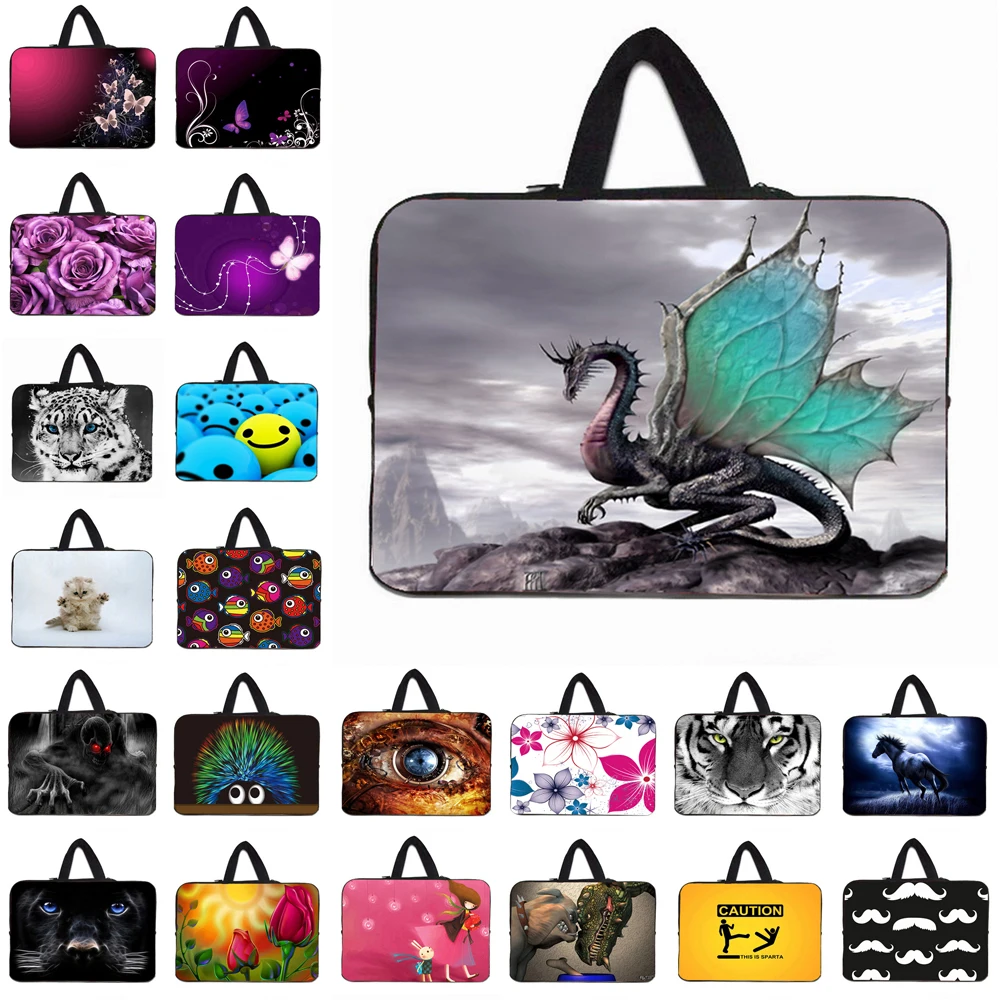 Неопреновая сумка для переноски 10 12 13 14 15 17 15,6 13,3 дюймов портативный чехол для ноутбука Funda Portatil Bolsas 15,4