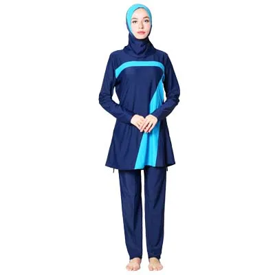 Shehang мусульманская одежда для плавания Burkinis пляжная одежда плюс размер женский полный охват исламский купальный костюм, купальники с рукавом Высокий Мусульманский купальник wea - Цвет: 27