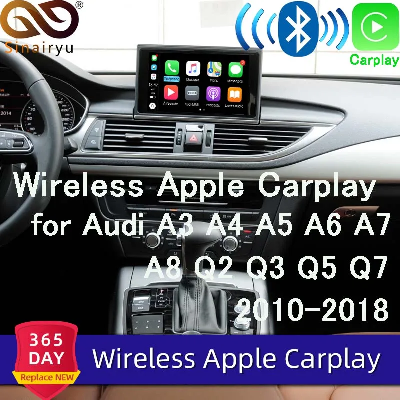 2020 беспроводной CarPlay для Audi A4 A5 Q5 Q7 MMI 3g/3g + интерфейс muItimedia и Android авто комплект
