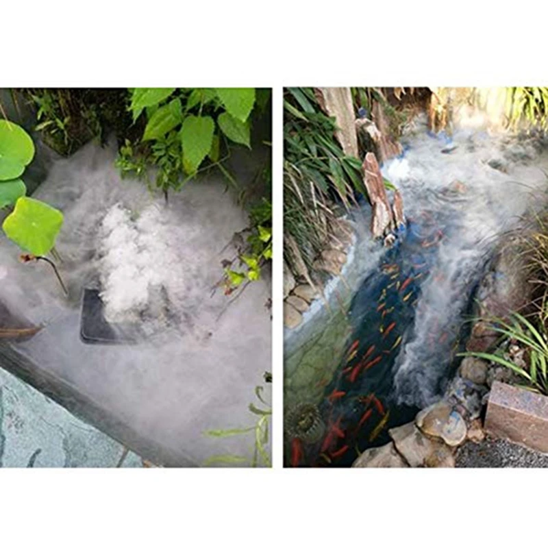 5 Head Fog Machine Mist Maker Industrial Humidifier Ultrasonic Spray Water Fountain Pond Atomizer Without Power Supply