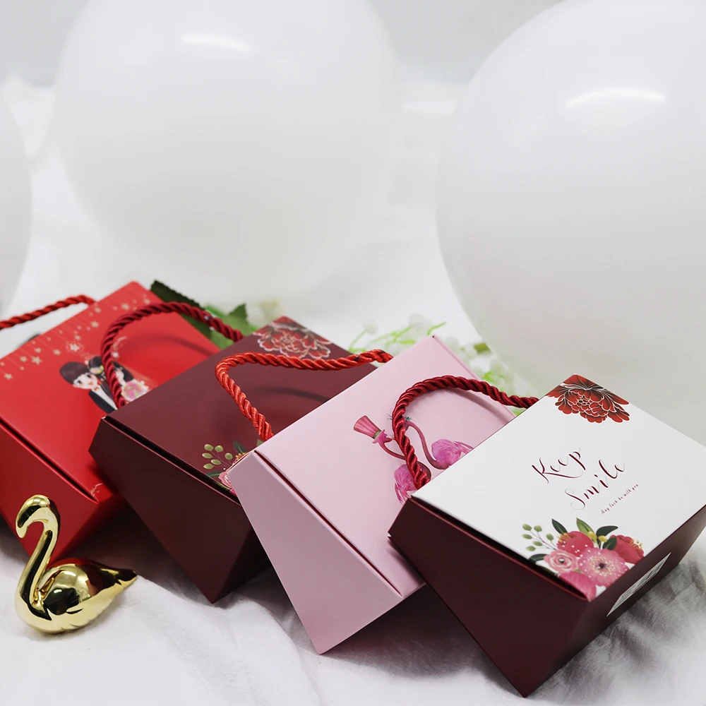 Рождественский подарок свадебное оформление коробки Свадебная коробочка для сладостей dragees Упаковка подарочная упаковка бумажная коробка для торта вечерние поставки