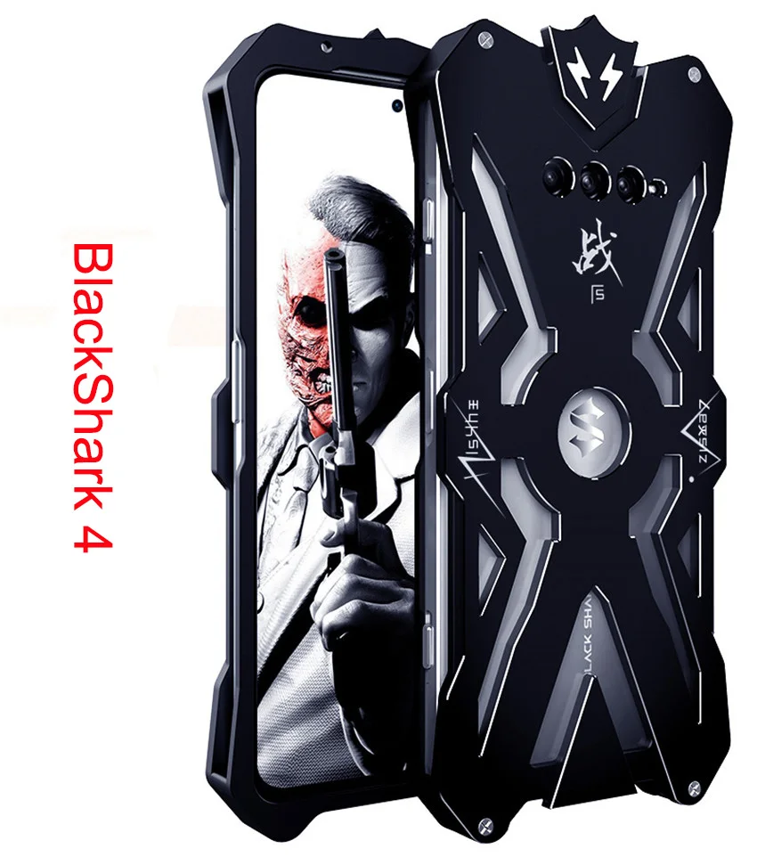 

For Xiaomi Blackshark 4 Pro Zimon Luxury New Thor Heavy Duty Armor Metal Aluminum Phone Case For Blackshark 4 4 Pro Case
