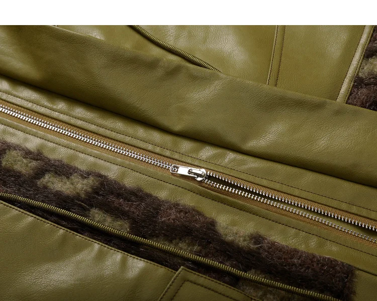 [11,11] IRINACH86 зимняя новая коллекция с капюшоном длинное пальто из искусственной кожи с заплатками шерстяное Женское пальто