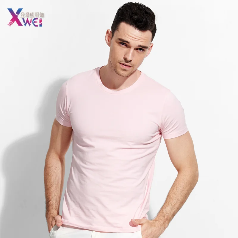 

2019 New Solid Color T Shirt Mens Fashion 100% Cotton T-shirts Summer Short Sleeve Tee Boy Skate Tshirt Tops ckage MailPa