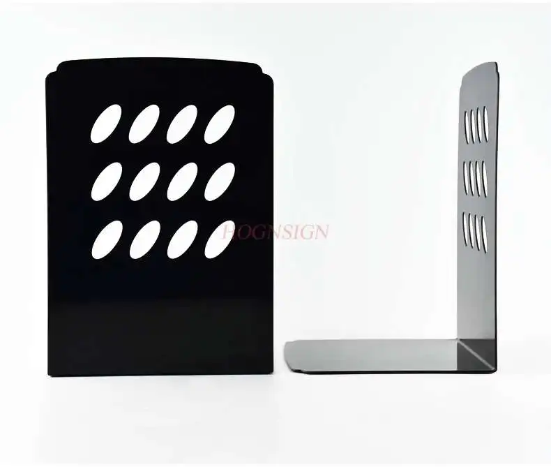 2pcs Book Clips Student Desktop Desktop Bookshelf Iron Book Stand Desk Storage Document Magazine Book Stand Clip