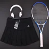 Las chicas nuevas directo faldas con Braga pantalón de protección secado rápido mujeres bádminton Falda Mujer Faldas de tenis niña pantalones cortos de deporte ► Foto 2/6