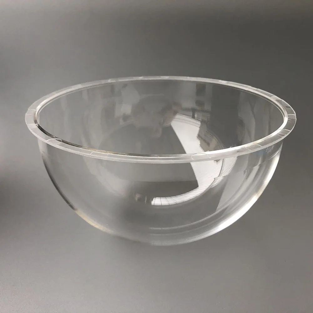 6 Inch 167x88mm Acrylic Security Camera Cover Indoor/Outdoor High Speed CCTV Clear Housing Dome Cover Transparent Case For Surveillance CCTV Camera