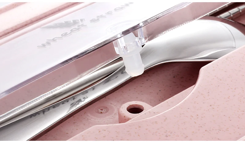 TUUTH Microwave Lunch Box Wheat Straw Dinnerware Food Storage Container Children Kids School Office Portable Bento Box B8